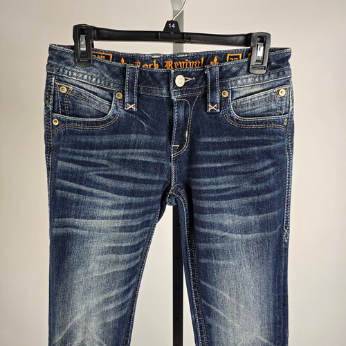 Vintage Rock Revival “Stephan Skinny” Jeans – Size 28