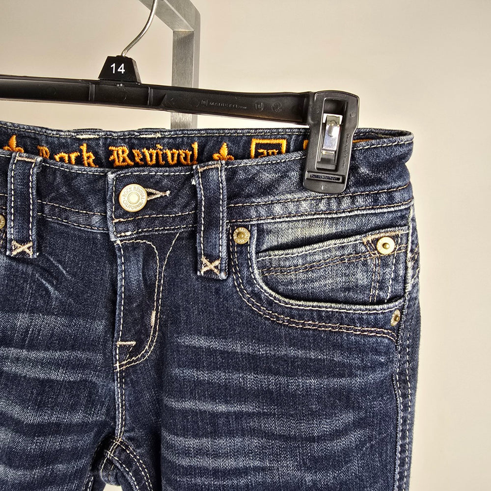 Vintage Rock Revival “Stephan Skinny” Jeans – Size 28