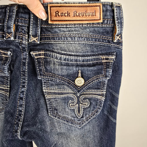 Vintage Rock Revival “Stephan Skinny” Jeans – Size 28