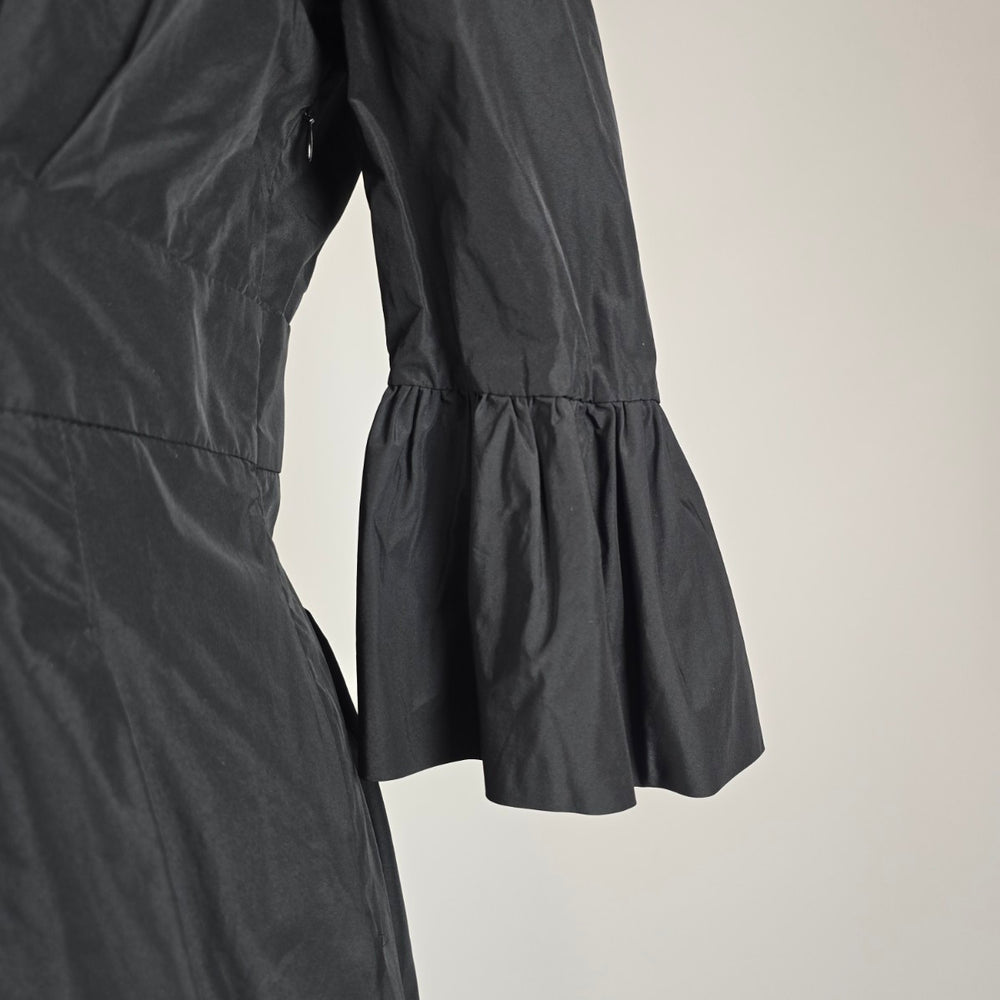 Joseph Ribkoff Black Sculptural Cocktail Dress Size 6