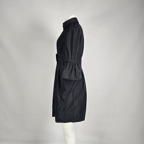 Joseph Ribkoff Black Sculptural Cocktail Dress Size 6