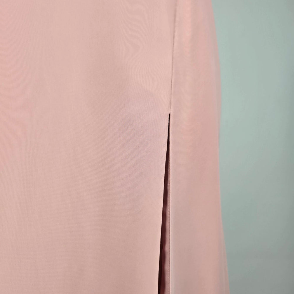Azazie Blush Pink Off Shoulder Formal Gown Size S/M