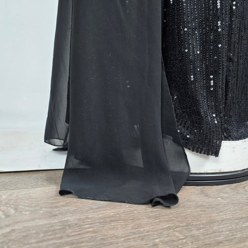 Faeriesty Black Sequin Formal Gown Plus Size 1XL