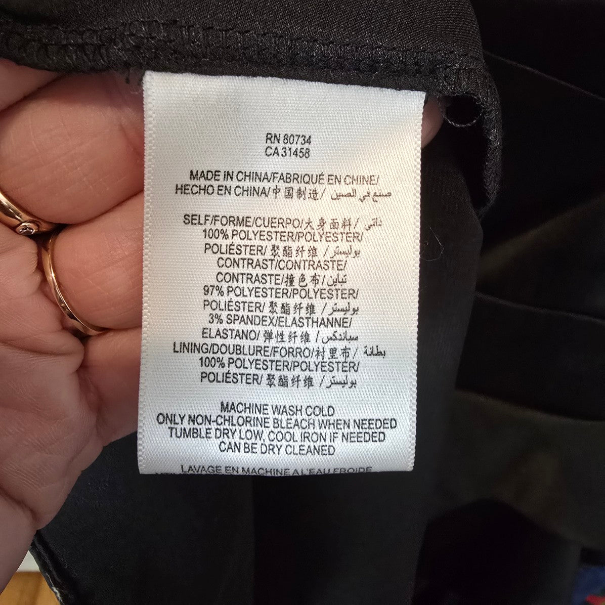Max & Cleo Black Strapless Formal Gown Size 14