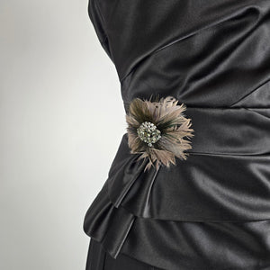 Max & Cleo Black Strapless Formal Gown Size 14