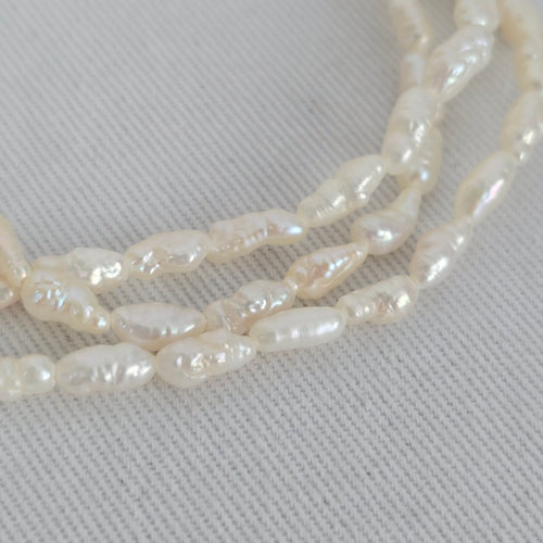 Vintage Freshwater Pearl Layered Bracelet w/ 14K Gold Filled Clasp