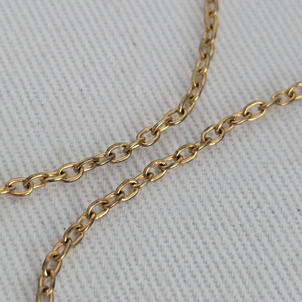 Vintage Libra Zodiac Necklace Gold Tone Astrology Pendant
