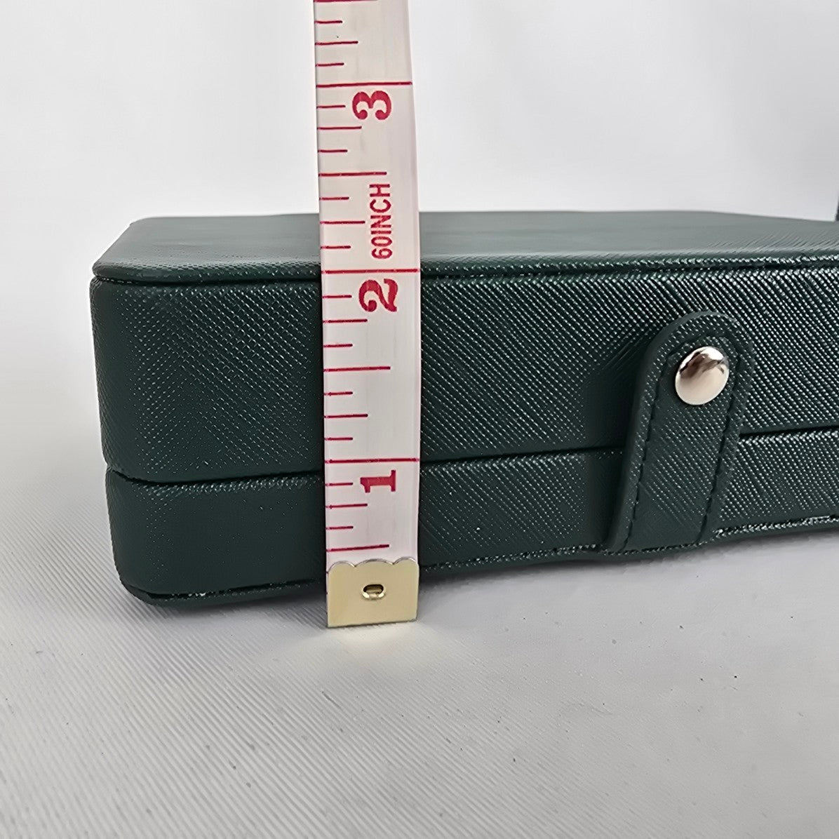 Faux Croc Jewelry Storage Box with Mirror