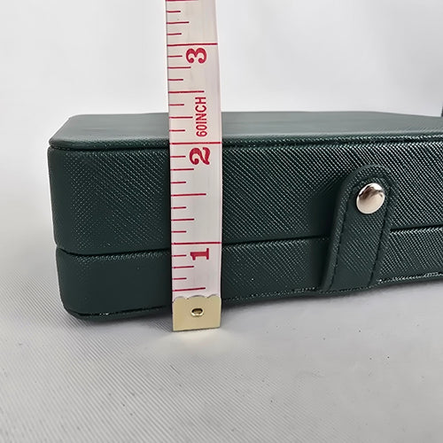 Faux Croc Jewelry Storage Box with Mirror