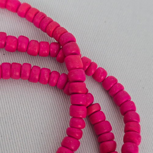 Vintage 80s Neon Pink Cat Statement Necklace