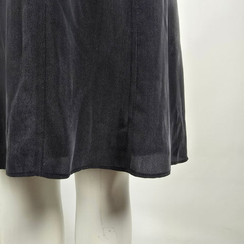 Theory Silk Black Sleeveless Midi Dress Size 4