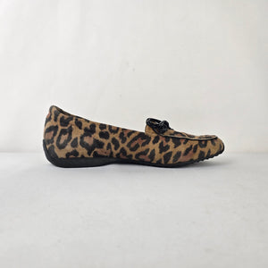 Peter Kaiser Leopard Print Loafers Ballet Flats Animal Print Comfort Shoes Size 6.5
