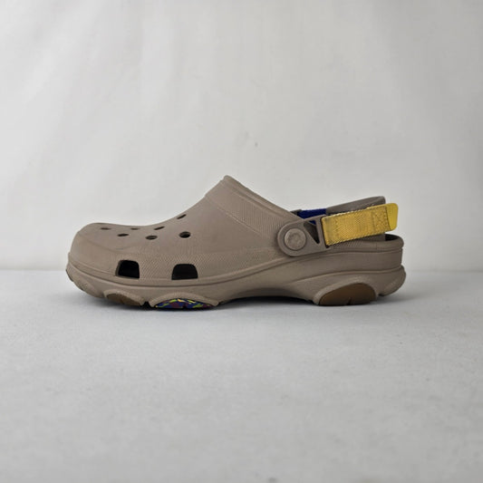 Crocs Classic All Terrain Clogs Taupe Adjustable Strap Size 10
