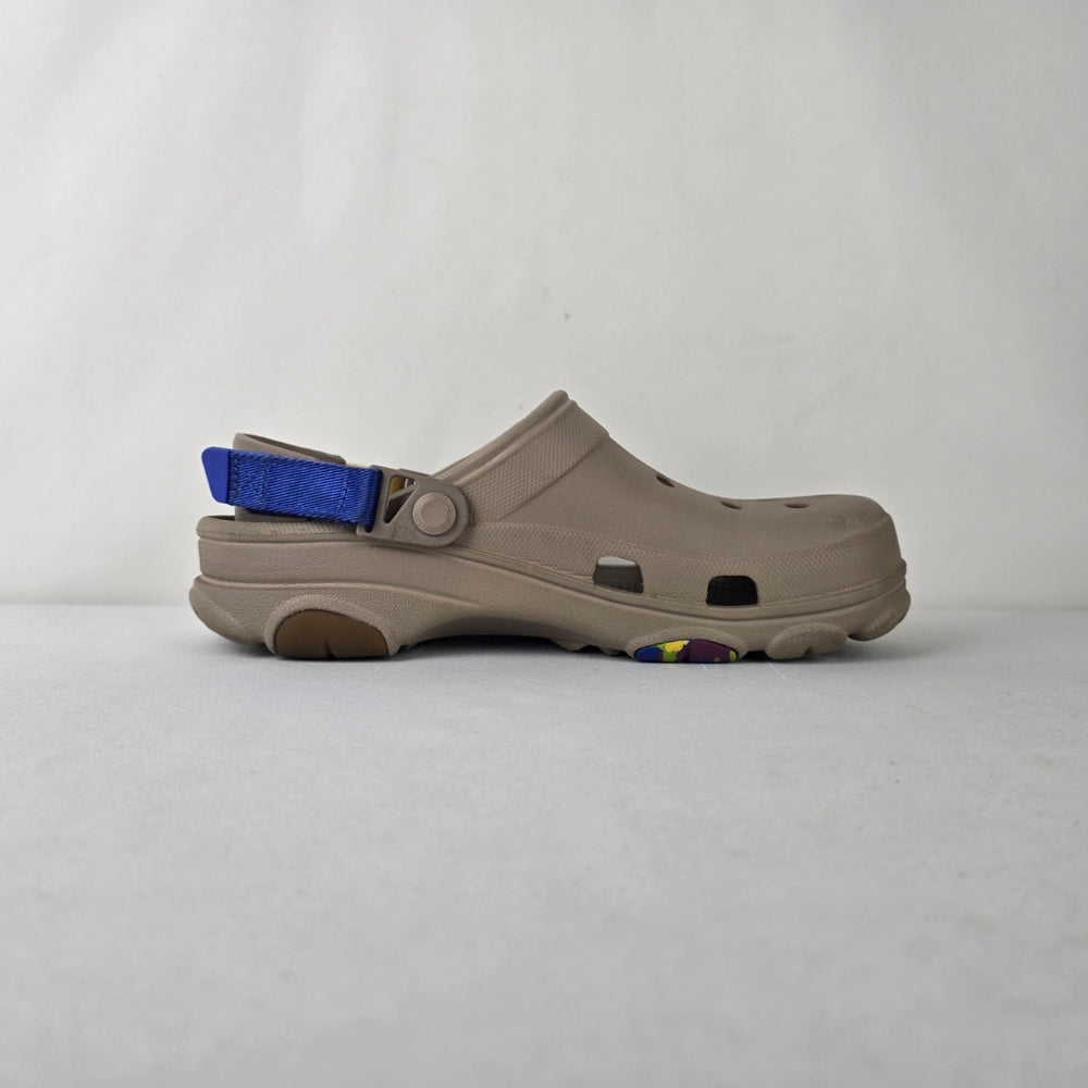 Crocs Classic All Terrain Clogs Taupe Adjustable Strap Size 10
