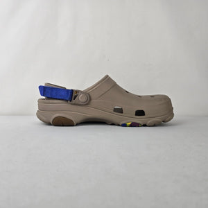 Crocs Classic All Terrain Clogs Taupe Adjustable Strap Size 10
