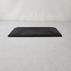 Coach Black Leather Zip Clutch Wallet Wristlet Pouch