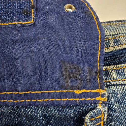 Y2K Denim Cargo Shoulder Bag Blue Jean Multi Pocket Purse