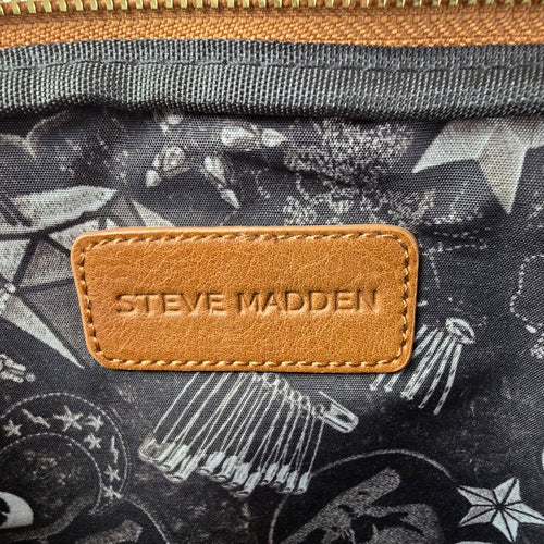 Steve Madden Brown Faux Leather Crossbody Purse w Tassel