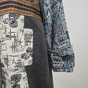 Vintage Stella Morgan Patchwork Tapestry Jacket Size L