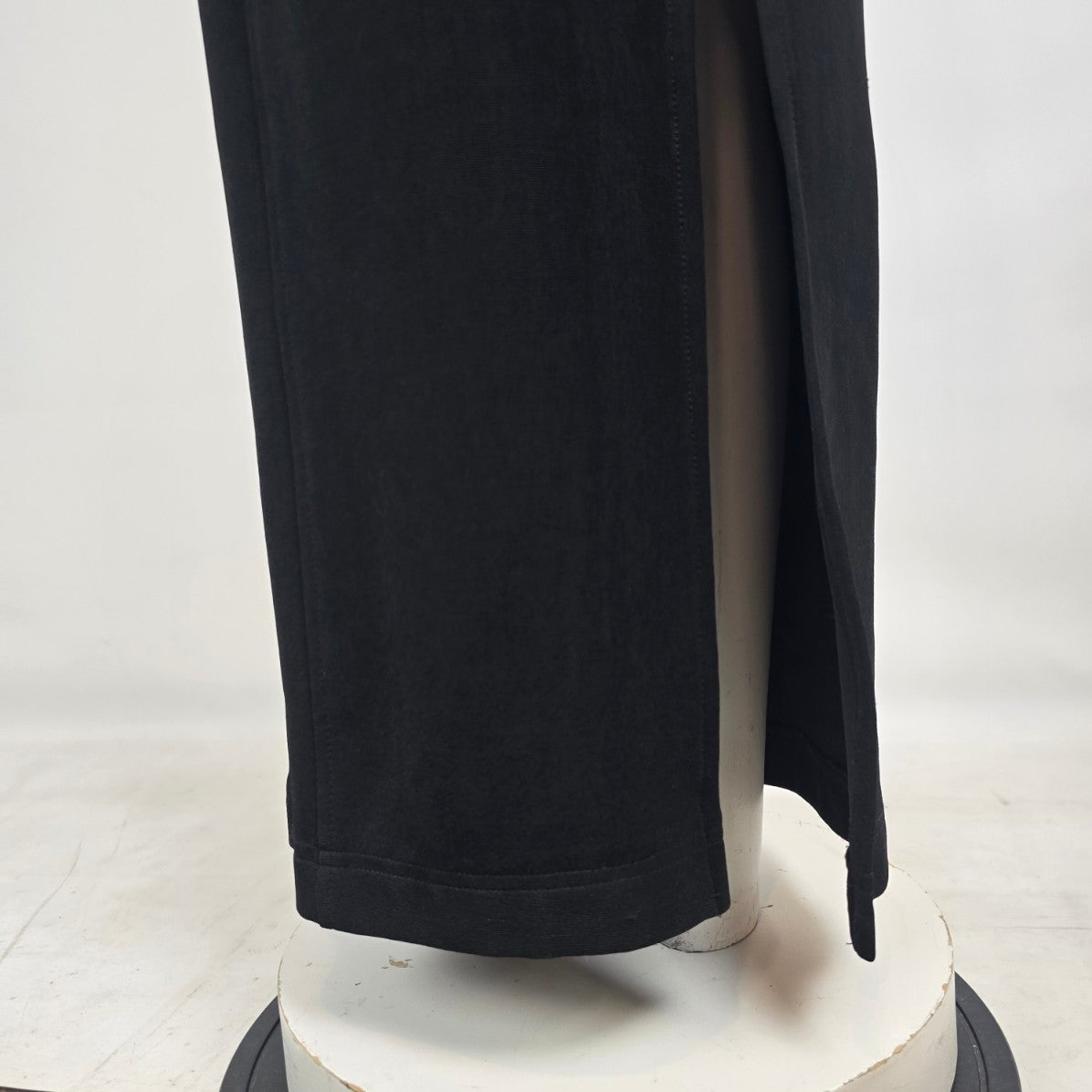 Vintage Lori Ann Black White Off Shoulder Formal Gown Sz 10