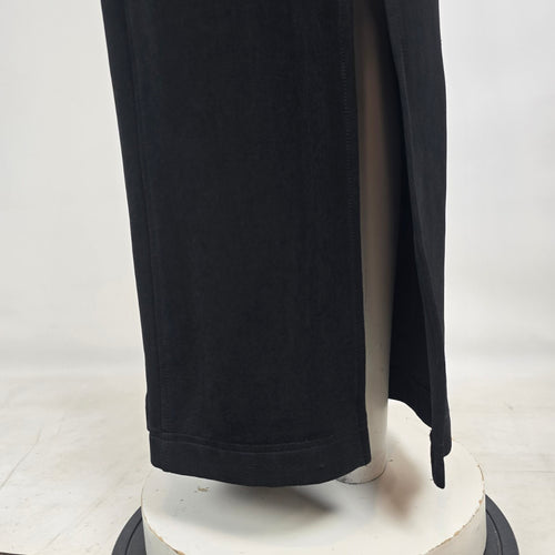 Vintage Lori Ann Black White Off Shoulder Formal Gown Sz 10