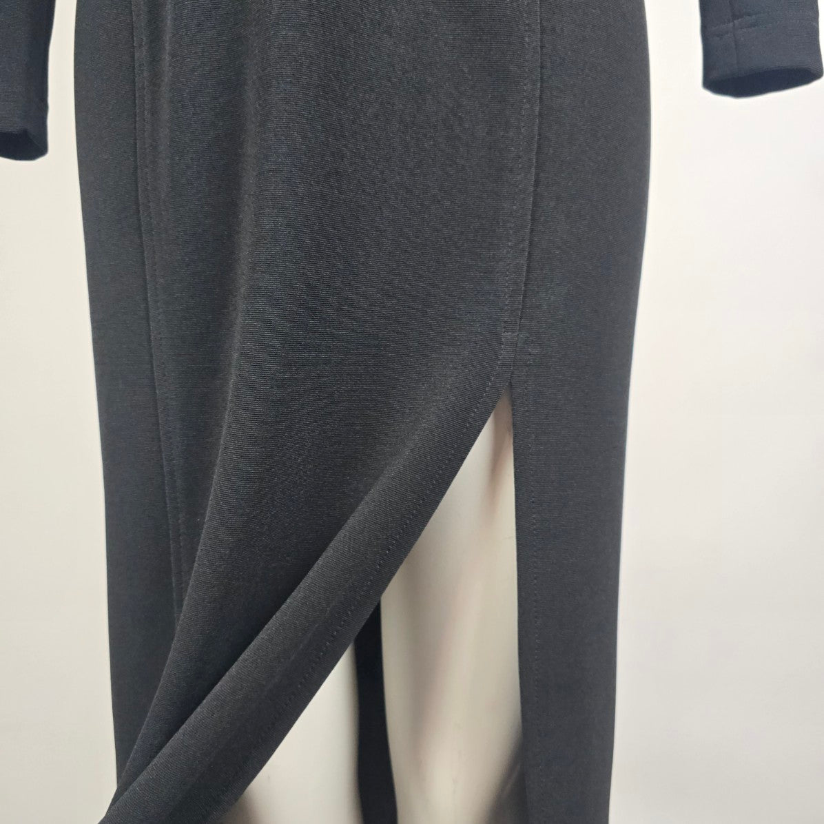 Vintage Lori Ann Black White Off Shoulder Formal Gown Sz 10