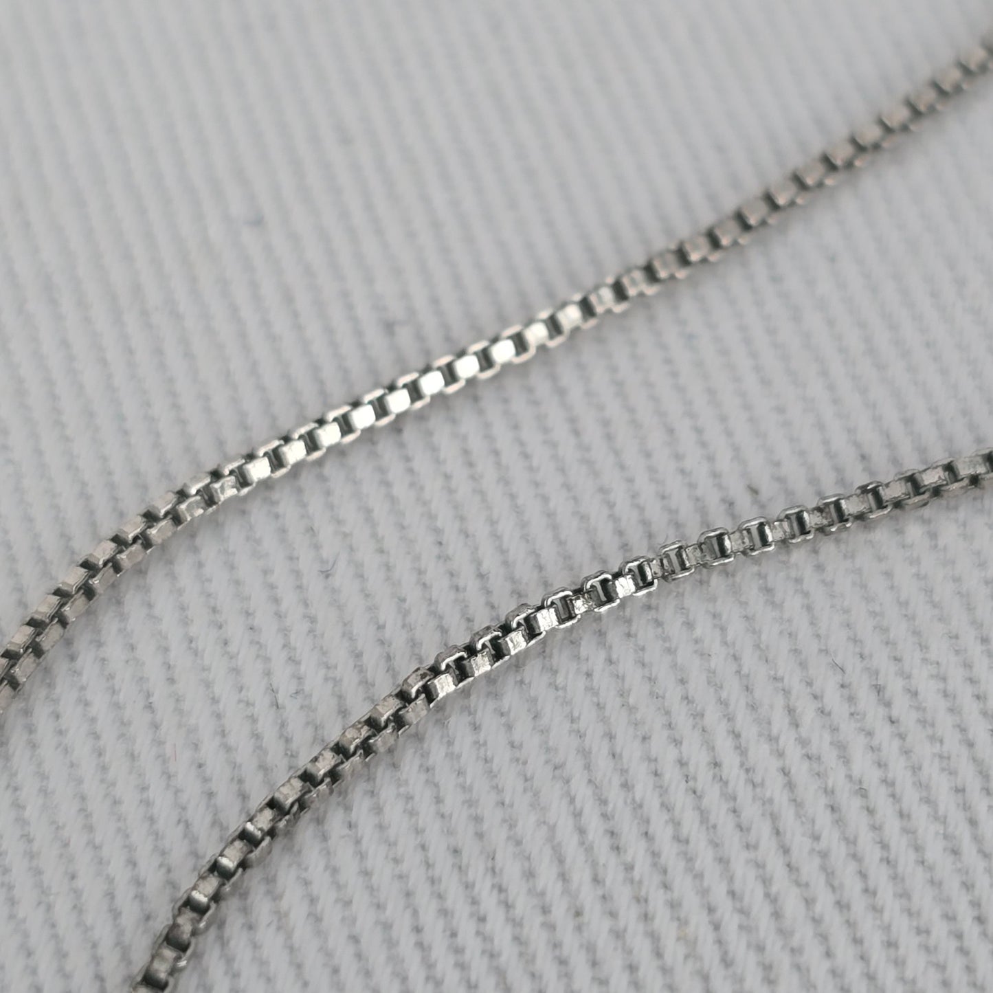 Sterling Silver CZ Rectangle Pendant Necklace