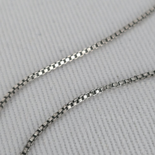 Sterling Silver CZ Rectangle Pendant Necklace