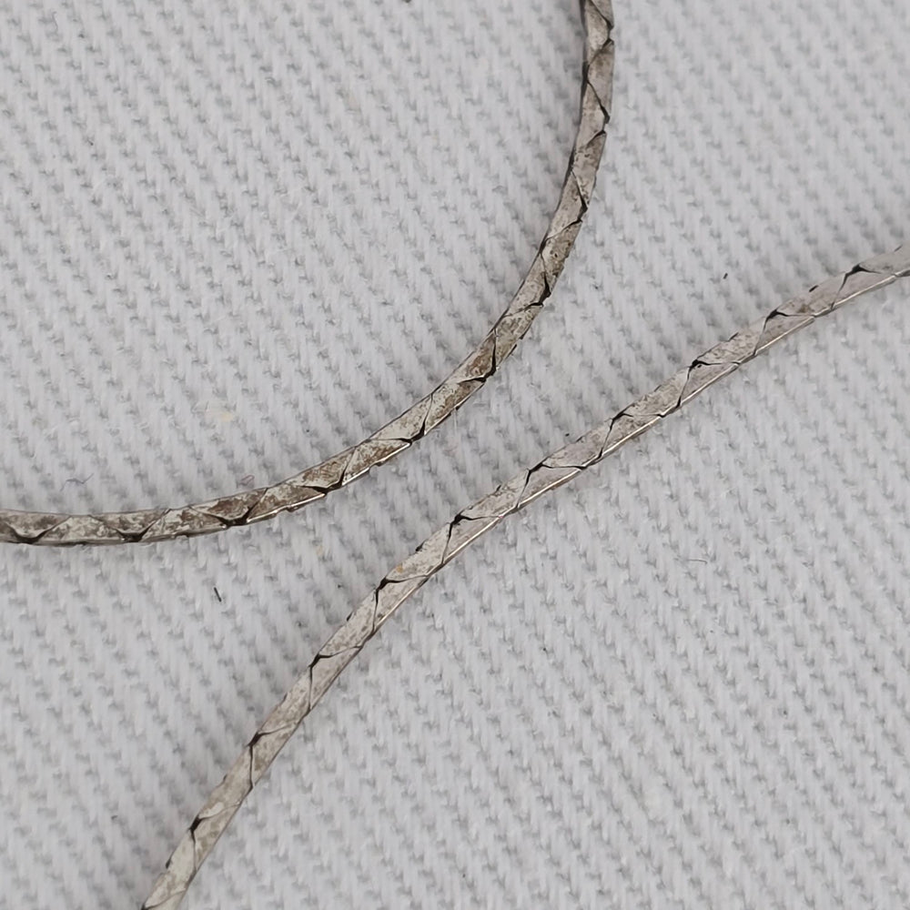 Vintage Silver Tone Heart Pendant Necklace Dainty Minimalist Jewelry
