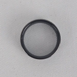 Tungsten Carbide Black Grey Honeycomb Band Ring