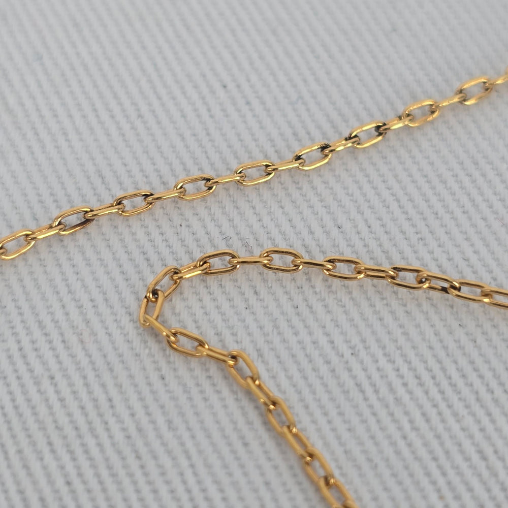 Vintage Gold Tone Woman Walking Dog Pendant Necklace