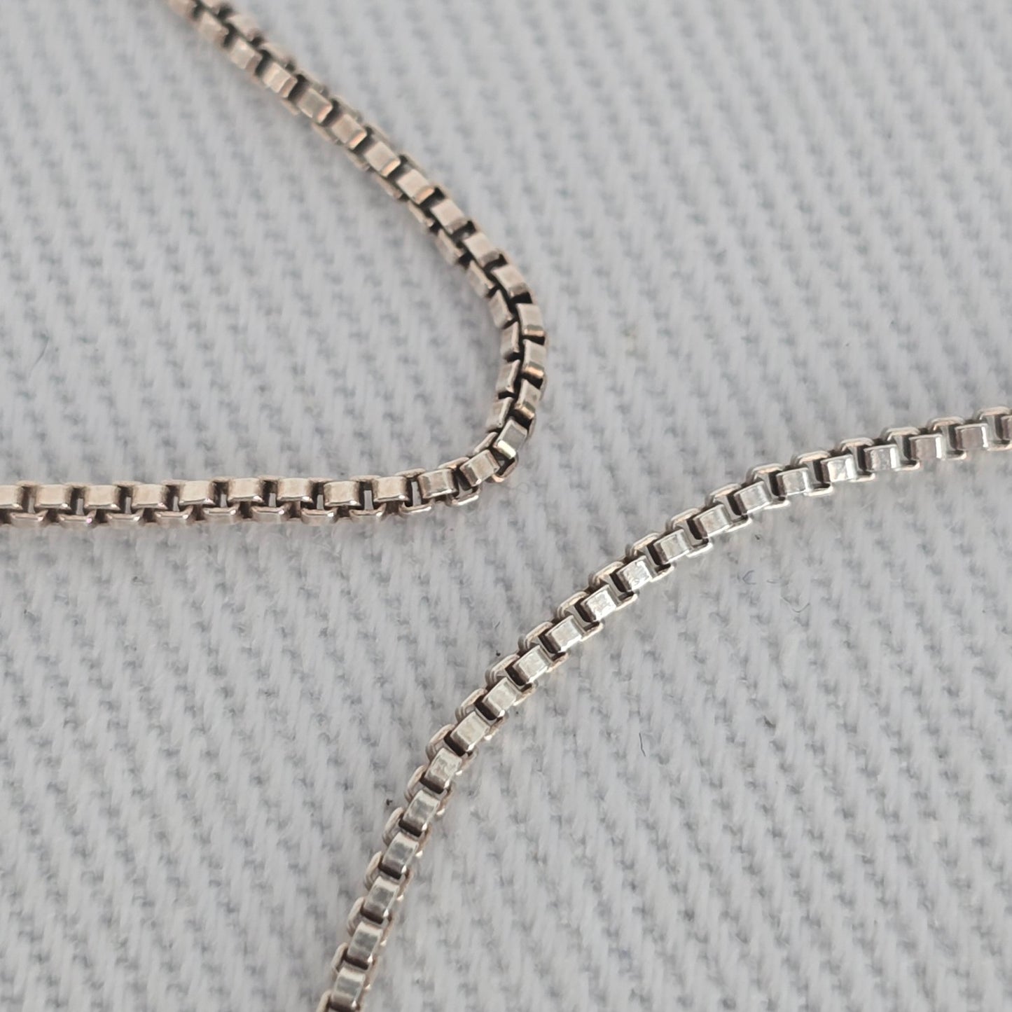 Tash Sterling Silver 925 Red Stone Pendant Necklace Dainty Box Chain