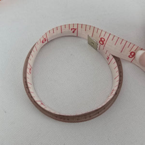 Color by Amber Warm Tone Stackable Bangle Bracelet Set Orange Brown Plaid