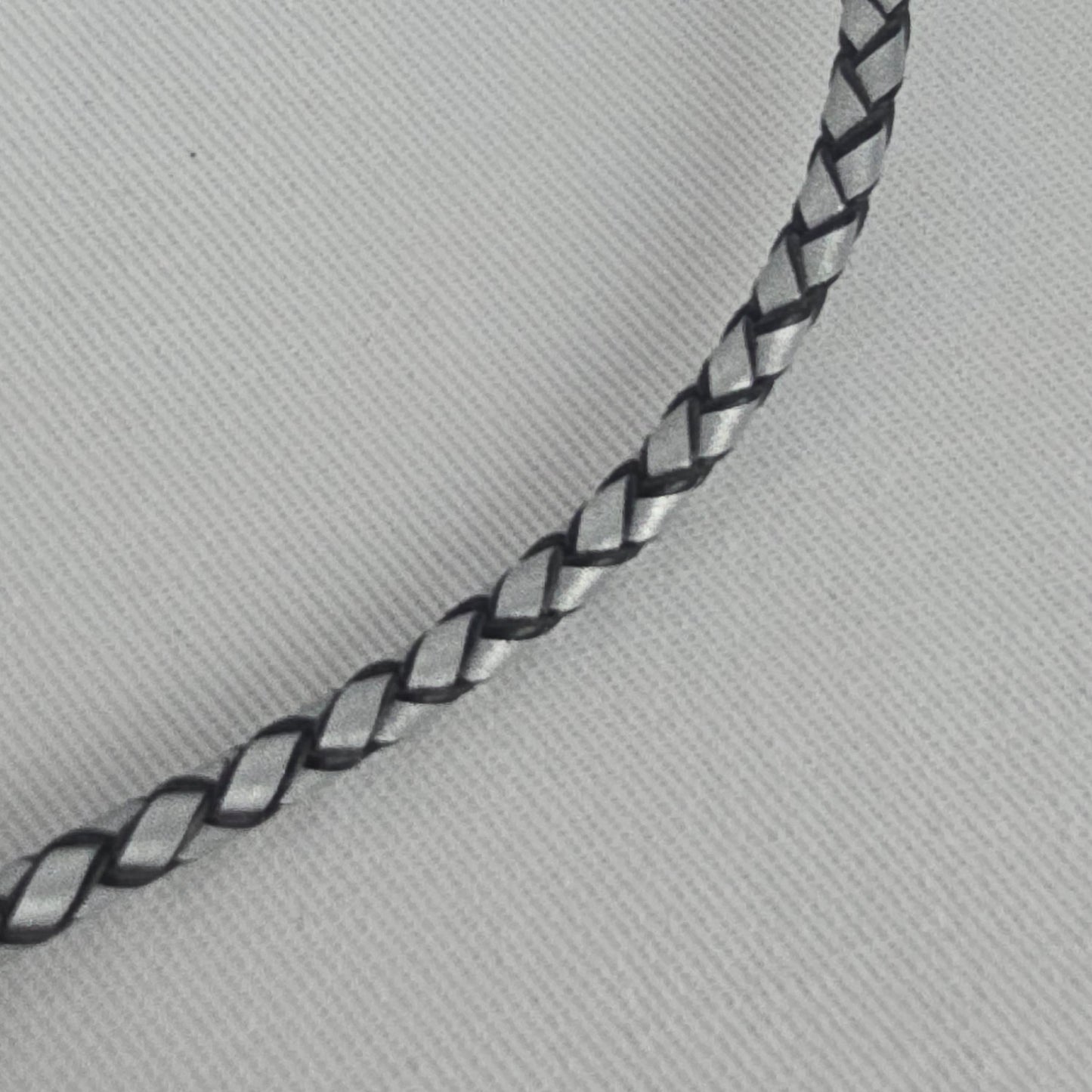 Tocara Stainless Steel Grey Faceted Pendant Necklace