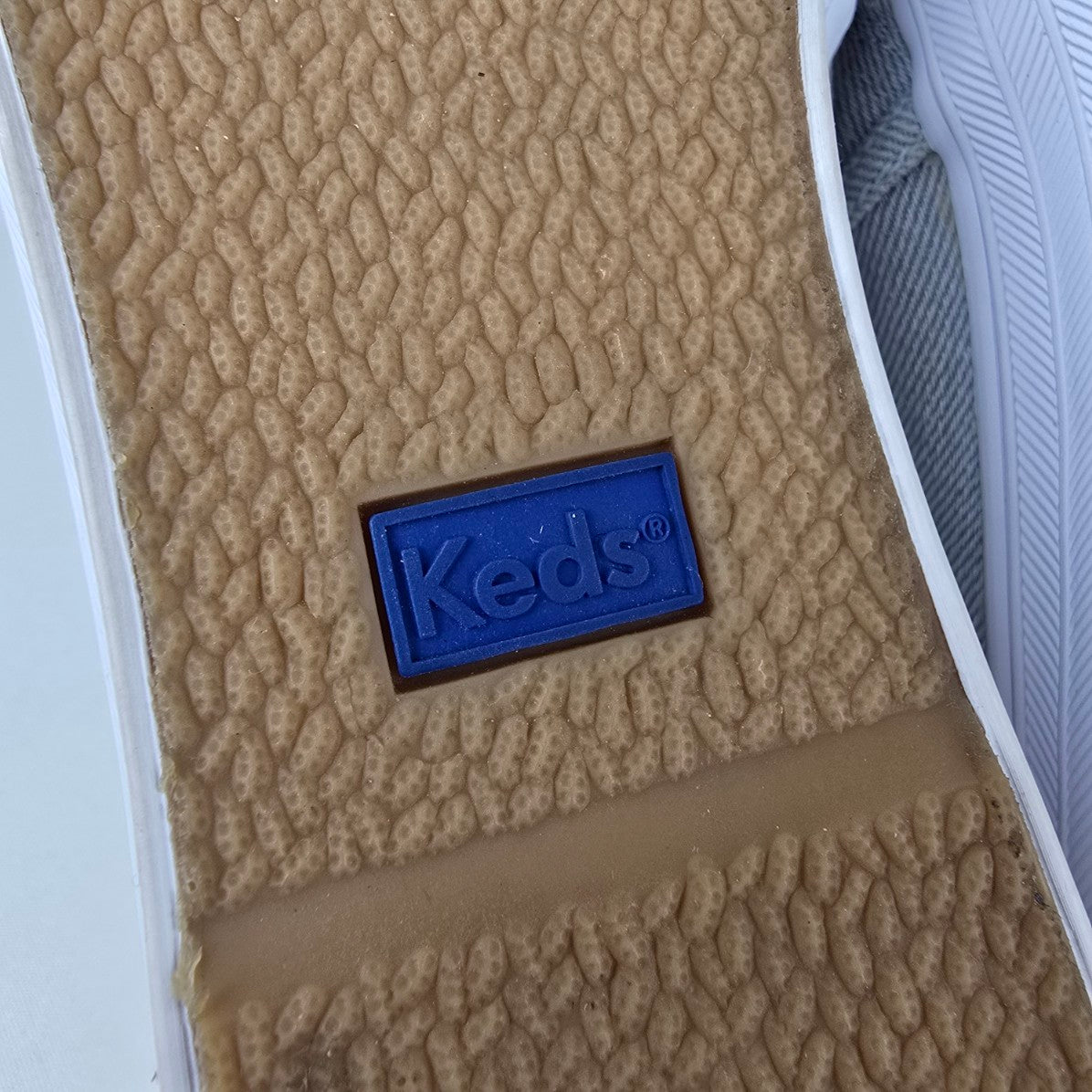 Keds Triple Kick Ruffle Slip On Platform Sneakers Grey Size 11