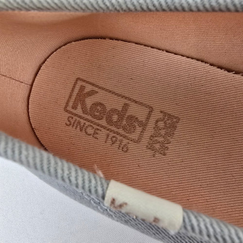 Keds Triple Kick Ruffle Slip On Platform Sneakers Grey Size 11