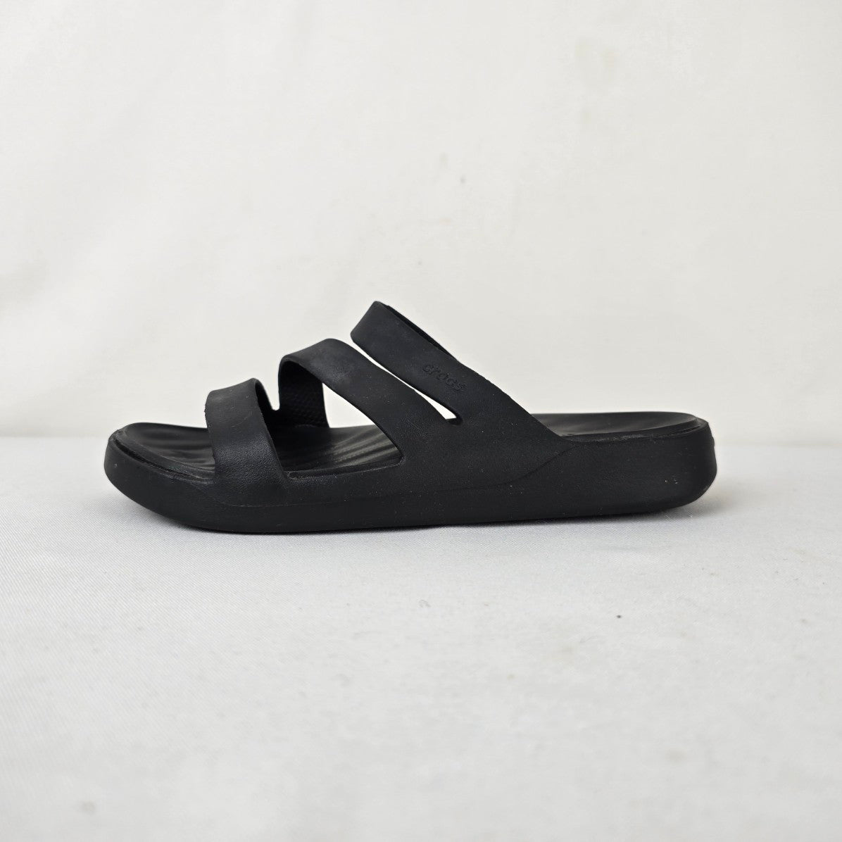 Crocs Black Slide Sandals Women’s Size 5 Comfort Slip On Sandals