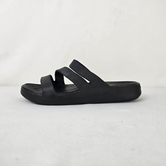 Crocs Black Slide Sandals Women’s Size 5 Comfort Slip On Sandals