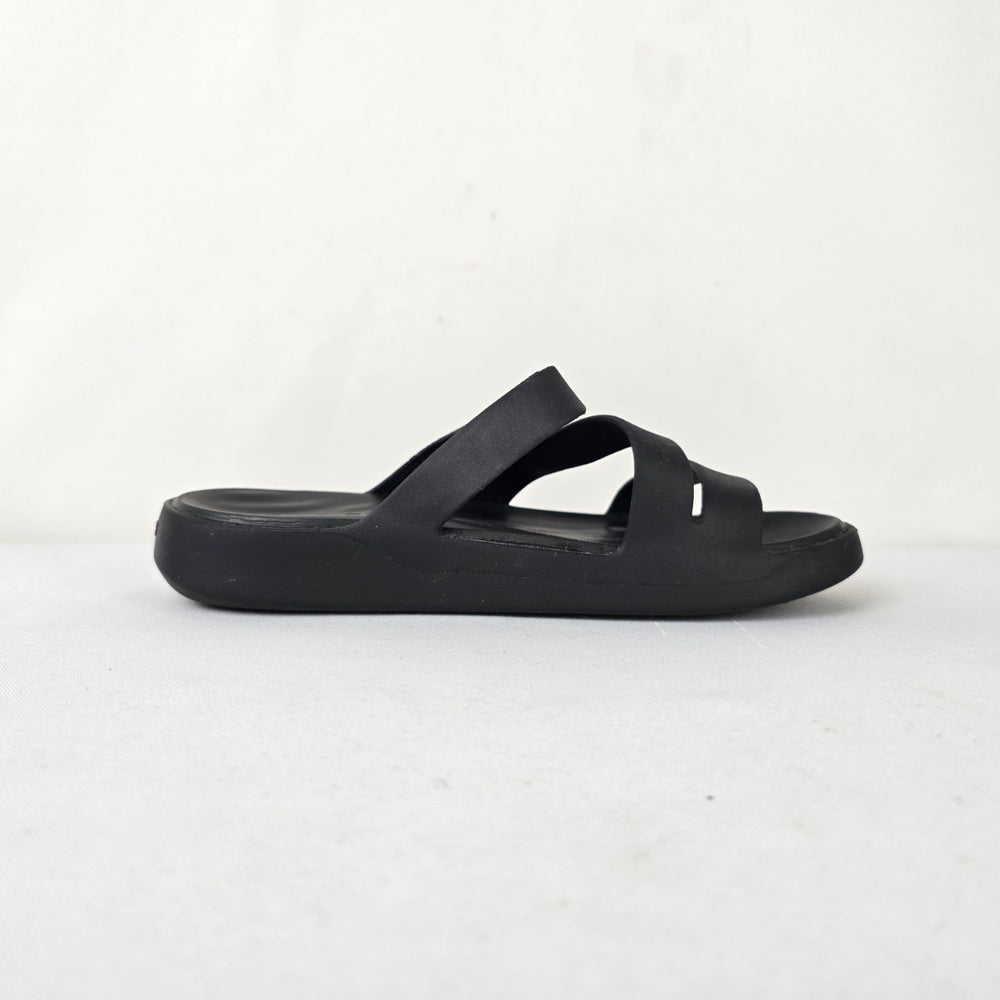Crocs Black Slide Sandals Women’s Size 5 Comfort Slip On Sandals