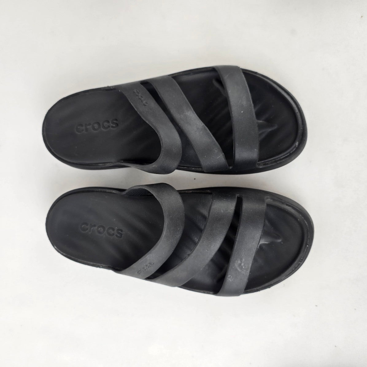 Crocs Black Slide Sandals Women’s Size 5 Comfort Slip On Sandals