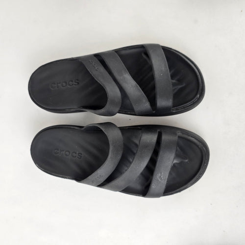 Crocs Black Slide Sandals Women’s Size 5 Comfort Slip On Sandals