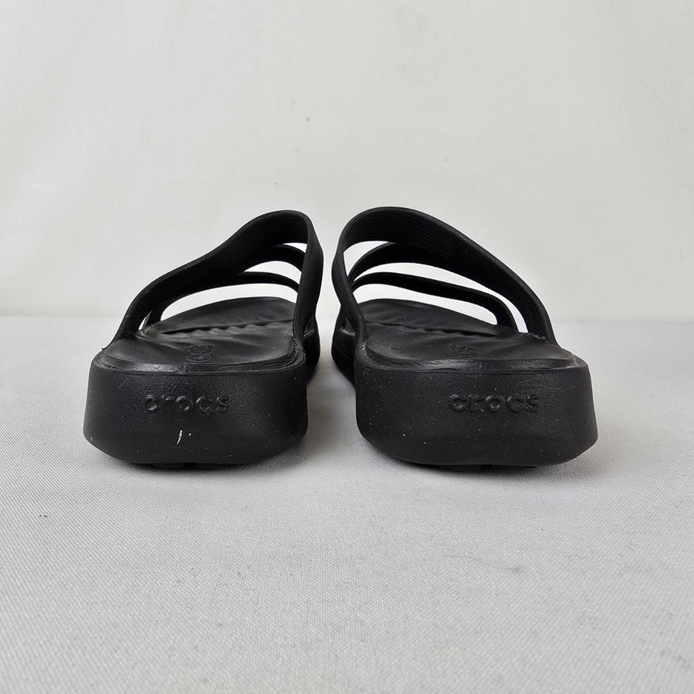 Crocs Black Slide Sandals Women’s Size 5 Comfort Slip On Sandals