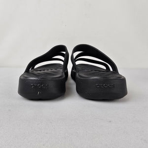 Crocs Black Slide Sandals Women’s Size 5 Comfort Slip On Sandals
