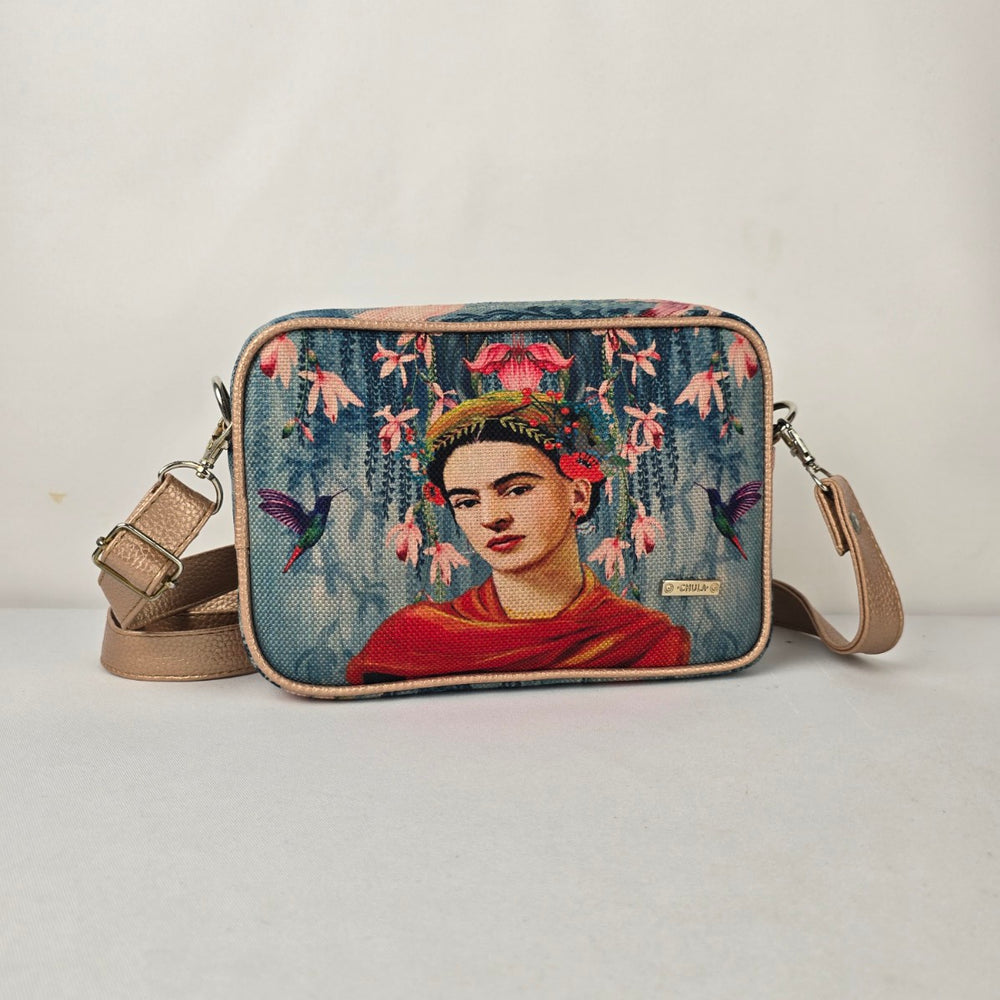 Chula Frida Kahlo Crossbody Bag Hecho En Mexico