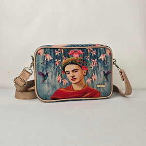 Chula Frida Kahlo Crossbody Bag Hecho En Mexico