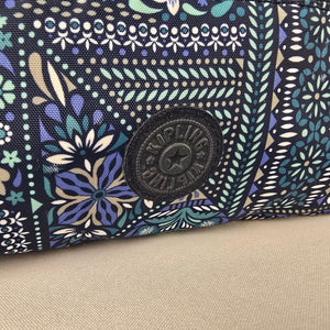Kipling Blue Floral Crossbody Bag Adjustable Strap