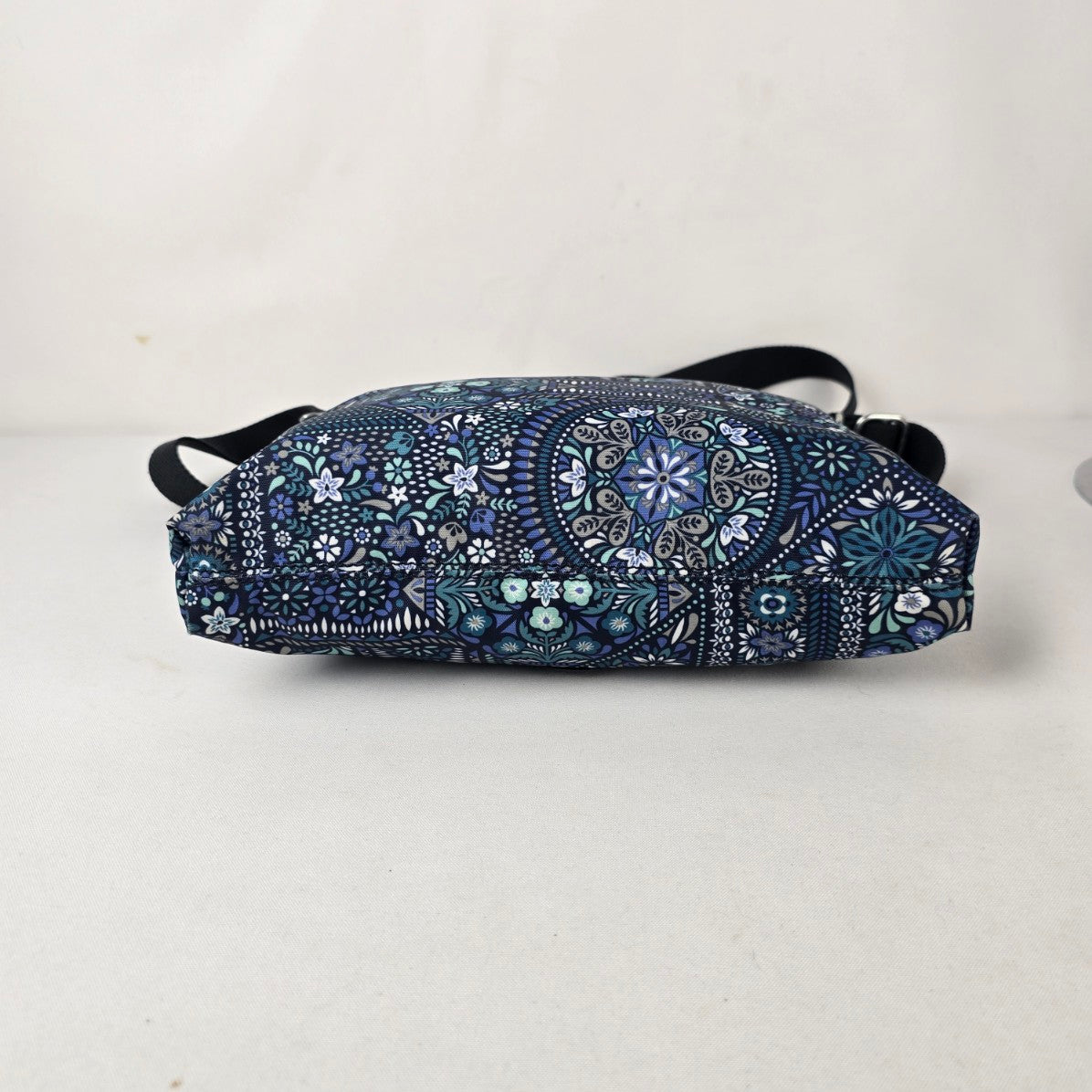 Kipling Blue Floral Crossbody Bag Adjustable Strap