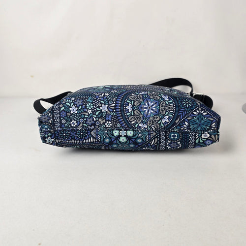 Kipling Blue Floral Crossbody Bag Adjustable Strap