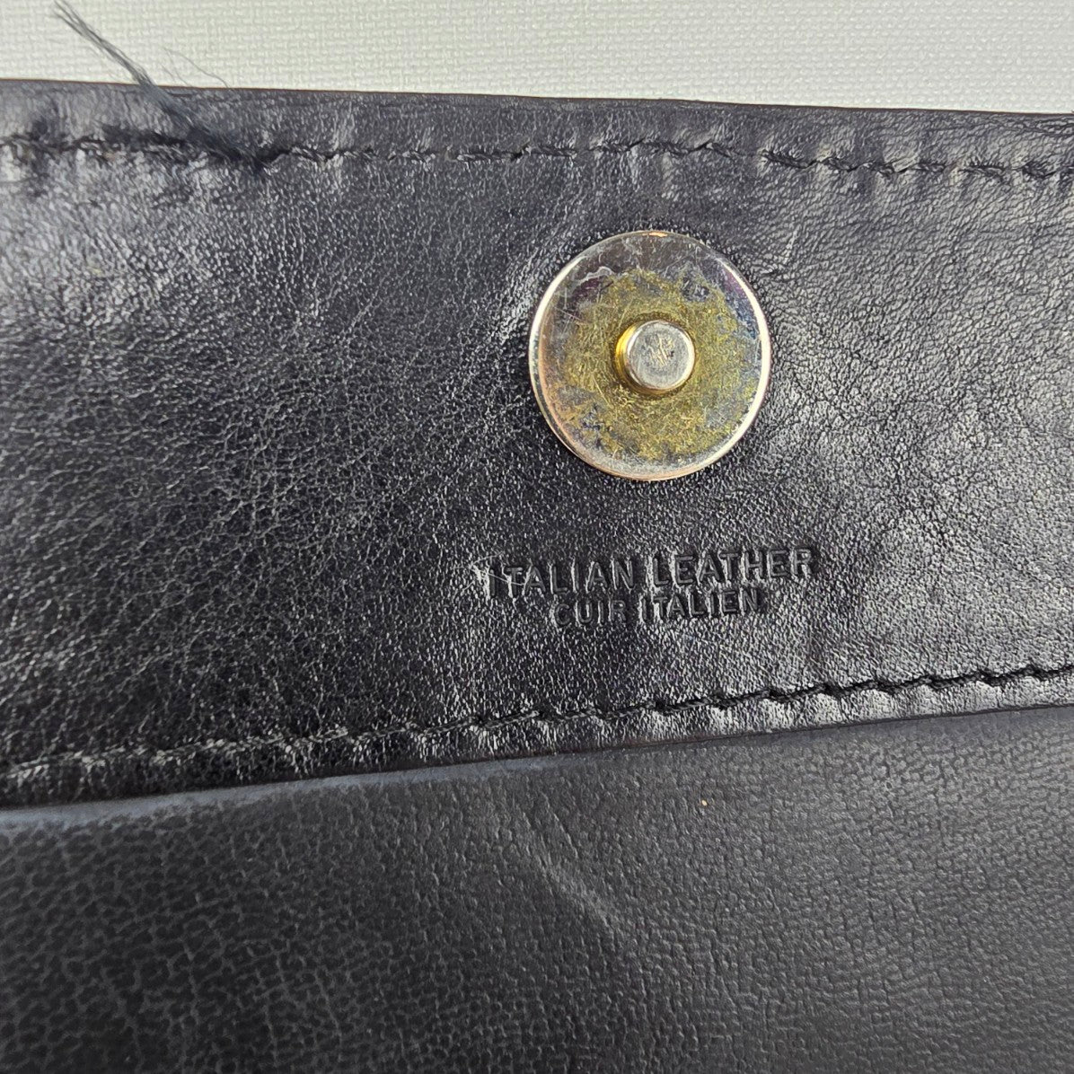 Renwick Black Leather Made in Canada Briefcase Shoulder Bag