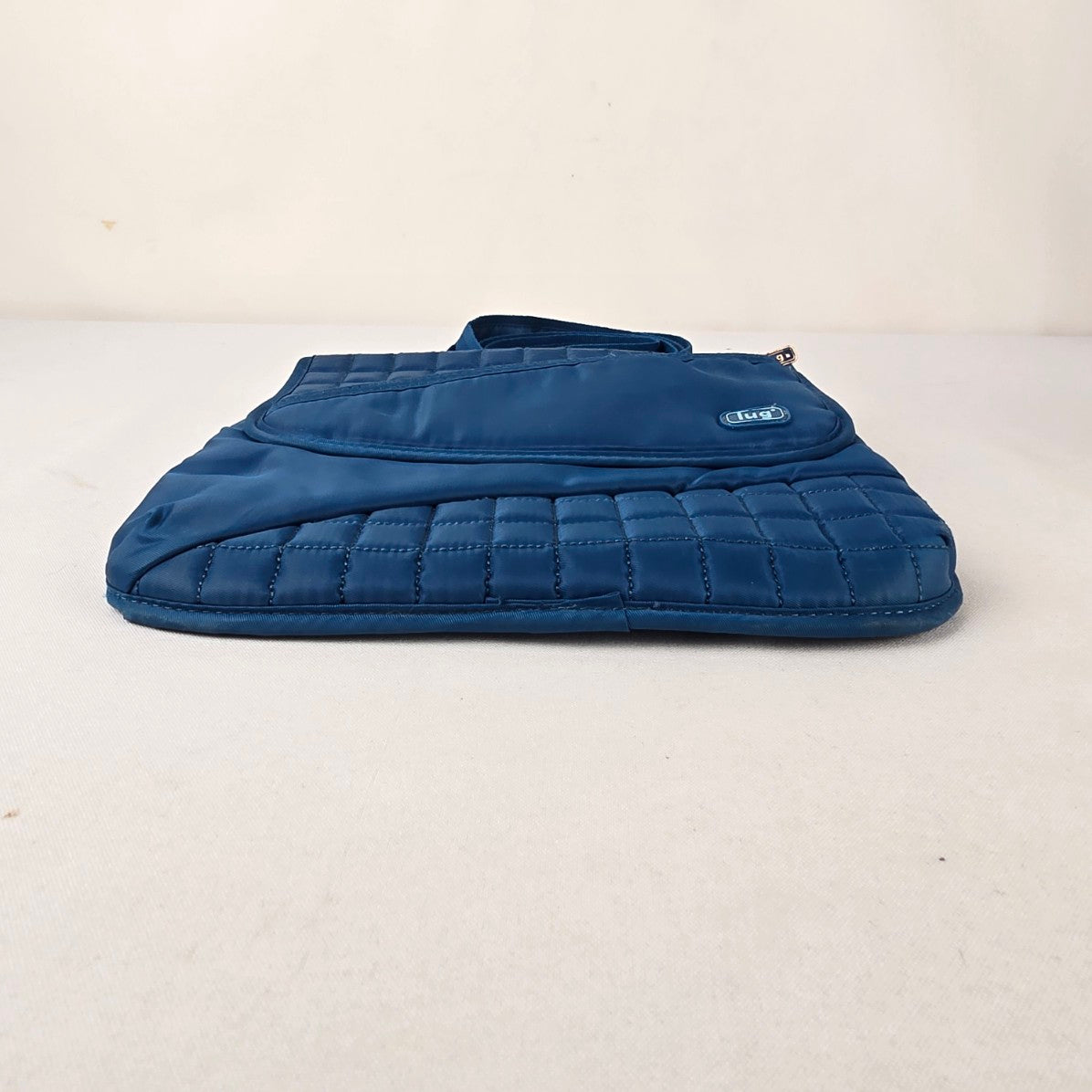 Lug Blue Quilted Crossbody Bag Travel Organizer Purse